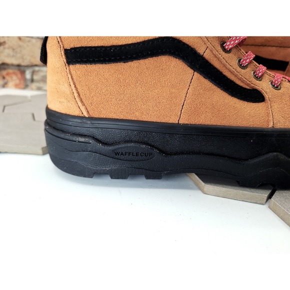 Vans Sentry sk8 Hi Hiker Suede Wheat Glazed Ginger Sneaker Brown Men's Sz 8.5 - Picture 11 of 12